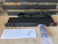 APC NET9RMBLK SurgeArrest 9-Outlet Rack Mount Surge Protector 120V 15A picture
