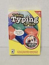 Cosmi Talking Typing for Kids (PC, 2003) Includes Talking Math 4 Kids, NEW w/Box picture