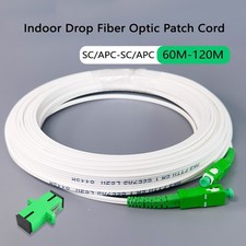 Indoor Fiber Drop Cable Optical Patch Cord SC/APC-SC/APC Single Mode 60-120M picture