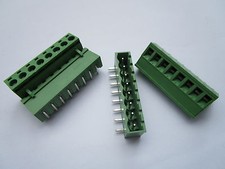 120 pcs 5.08mm Close Angle 8 pin Screw Terminal Block Connector Pluggable Type picture