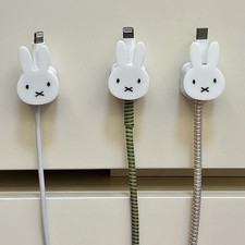 2-3 pcs Cute Cable Clips Organizer Self Adhesive Desk Wire Holder picture