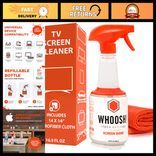 Refillable Screen Cleaner & Microfiber Cloth for TVs, Monitors, Laptops - 16.9 f picture