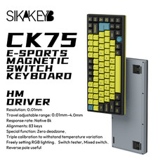 Sikakeyb Castle Ck75 Gateron Magnetic Jade Switch83 Key %75 Magnetic Keyboard picture