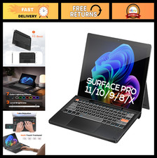 Bluetooth Keyboard with Touch Pad & Backlit Keys for Surface Pro 11/10/9/X 13