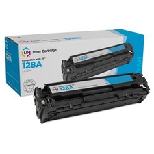 LD Replacement Replacement fits with HP128A HP-128A CE321A Cyan Toner Cartridge picture
