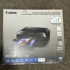 Canon PIXMA MG7720 Printer Black Wireless All-In-One Inkjet Photo Scan Copy picture