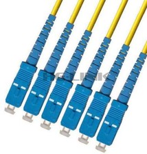200M SC-SC Indoor Armored Singlemode 6 Strands Fiber Patch Cord Cable picture