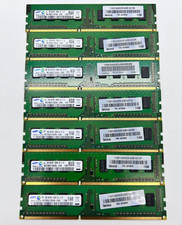 [QTY: 7] Samsung 2GB PC3-10600S 1Rx8 DIMM DDR3 RAM Bundle Lot Tested picture