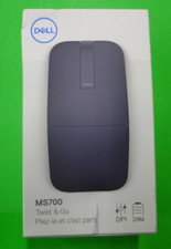 NEW Dell Twist & Go Wireless Mouse Black MS700 4KWW7 picture