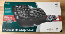Logitech Cordless Desktop Wave Wireless Mouse & Keyboard 920-001446 (Sealed) picture