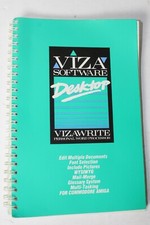 VIZA SOFTWARE VIZAWRITE PERSONAL WORD PROCESSOR MANUAL FOR COMMODORE AMIGA picture