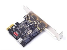 PCIe X1 To 2 Port SATA2.0 3G/bps Raid Controller Card SIL3132 Chipset  picture