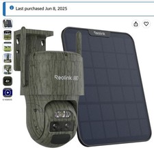 Reolink Trackmix Camo Camera, Wireless Solar LTE Camera, Auto Tracking, PTZ picture