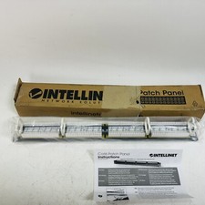 New Intellinet IPP-19C624-1U 520959 Cat6 Patch Panel 24-Port UTP 1U Black picture