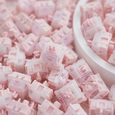 Keylist Cream Kitty Switches (42g trigger-medium pressure-linear-70PCS) picture