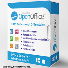 Open Office Home and Student 2023 - Office Software Suite for Windows & MAC - CD picture