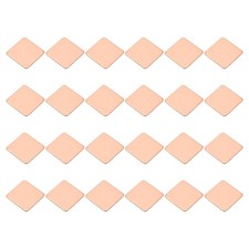 24 Pcs Heatsink Copper Pad Shim IC Chipset GPU Thermal Heatsink (20x20x1mm) picture
