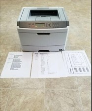 Lexmark E460dw Workgroup Laser Printer FULLY FUNCTIONAL VERY CLEAN SEE PICTURES picture