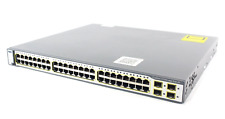 Cisco Catalyst 3750G Series PoE 48-Port Switch WS-C3750G-48PS-S V10 (VS) picture