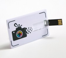 Lot 50 8GB Custom USB Card Drives 8G Promotional Product Personalized with Logo picture