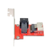 Cablecy SAS HD SFF-8643 PCI-Express 4.0 Mini SAS SFF-8087 PCBA Female Adapter picture