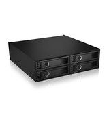 ICY BOX IB-2242U2K 13 3cm (5.25) Storage Drive Container U.2 M.2 Black ~D~ picture