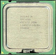 Intel Pentium 4 650 CPU @ 3.40GHz / LGA775/2M/800 / SL7Z7 / W9856 picture