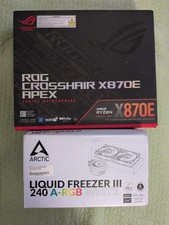 Asus ROG Crosshair X870E Apex Motherboard-Arctic Liquid Freezer 3 Combo picture