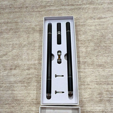 Insten 3-in-1 Capacitive Touchscreen Stylus Pen, Black 2-Pack Universal picture