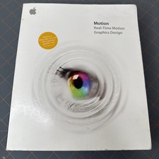 Apple Motion Real-Time Motion Graphics Design CD Vintage NEW picture