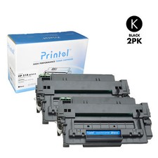 Printel Compatible Toner Cartridge Replacement for HP 51A (Q7551A) Black 2 Pack picture