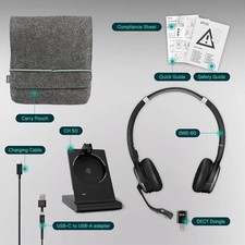 EPOS IMPACT 5000 Go MS WL USB-A US - Wireless - ANC - Teams Certified - Black picture
