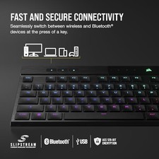 BLACK - CORSAIR K100 AIR WIRELESS RGB MECHANICAL GAMING KEYBOARD picture