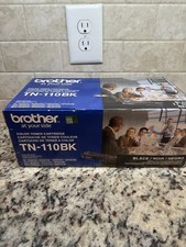 Genuine NIB Brother TN-110BK High Yield Black Toner Cartridge picture