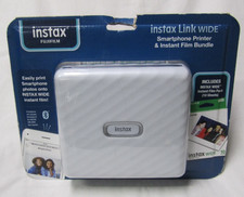 Fujifilm Instax Link WIDE Smartphone Printer and Instant Film Bundle Ash White picture