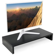 20 inch Monitor Stand Riser for Desk, TV/Screen/PC/Printer/Laptop Riser Black. picture