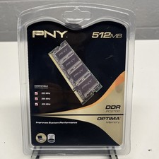 PNY Optima 512MB DDR PC2700 Desktop Memory 333MHz 266MHz 200MHz picture