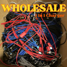 Lot 3A Fast USB Charging Cable 3 In 1 Charger Cord For iPhone USB-C Micro USB picture