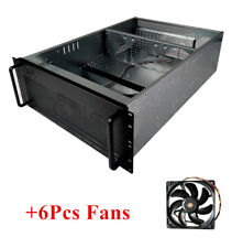 For 6/8 GPU Graphics Card Mining Rig Server Case Frame with 6 Fans  picture