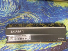 G.SKILL Sniper X Series 8GB DDR4 RAM 2400MHz (F4-2400C17D-16GSXK) picture