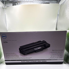 Dell 113X Black High Yield Laser Toner Cartridge, Compatible For Dell. Unopened picture