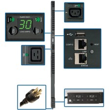 Tripp Lite PDUMVR30HVNETLX 30A 24-Out PDU 208V/240V Switched picture