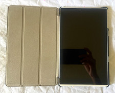 Ellipsis Verizon Tablet w/Black Faux Leather Tri-Fold Case • Good Condition picture
