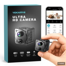 4K Mini Dual-Band 2.4/5GHz WiFi Indoor with AI Human Detection Night Vision picture