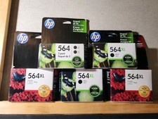 HP INK LOT - 564XL Black & 564 2 PK & 564 Photo Ink Cartridges - Lot of 5 - Exp  picture