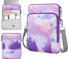 Purple Laptop Sleeve Case with Shoulder Strap for MacBook Neo 13