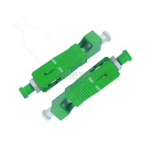 2pcs LC APC Female -SC APC Male Hybrid Adapter VFL Use SM Fiber Optic Connector picture