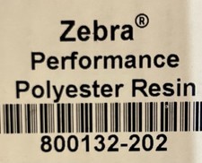 Zebra Resin Ribbon, 56mmx74m (2.2inx242ft), 5095; High Perfo, 12mm (0.5in) core, picture