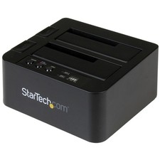 StarTech.com SDOCK2U313R USB 3.1 HDD DUPLICATOR DOCK (10Gbps) Standalone Dup ~E~ picture