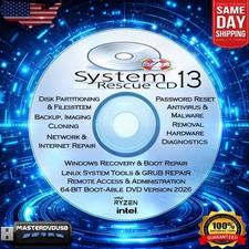 SystemRescue 13 Bootable DVD – System Rescue CD 2026 Version picture